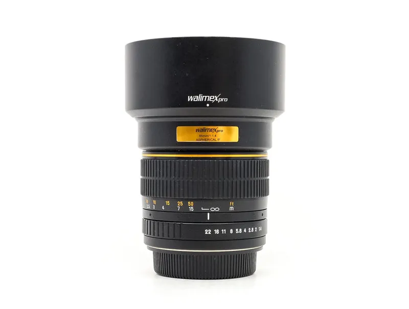 Walimex Pro 85mm f/1.4 IF - Compatibile con Canon EF