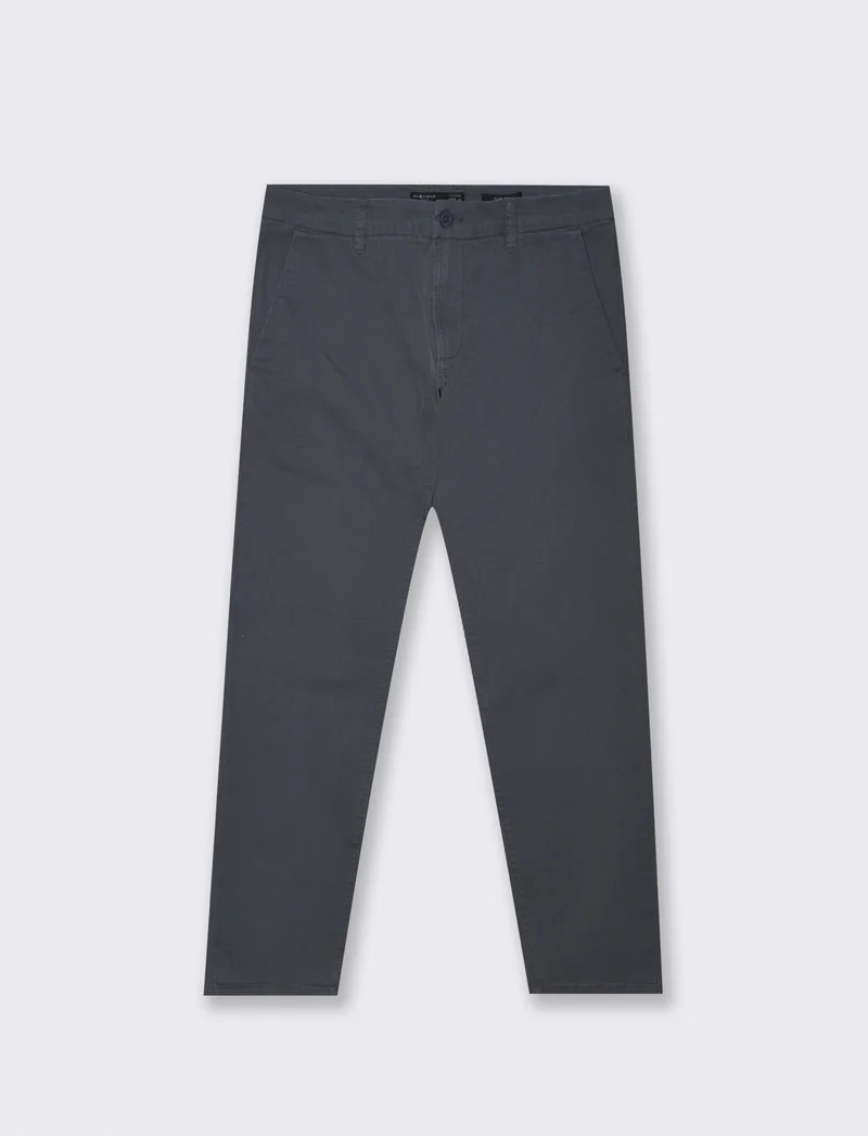 Pantaloni Chino Slim Fit in Cotone Twill - Avion