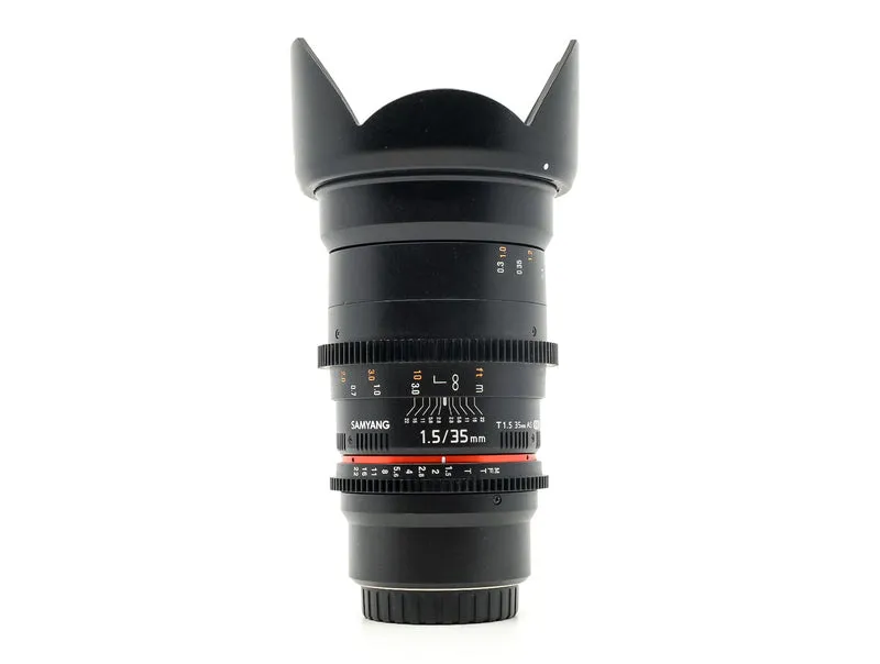 Samyang 35mm T1.5 Cine AS UMC II - Compatibile con Micro Quattro Terzi