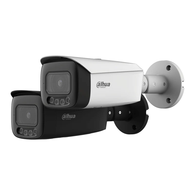 Telecamera di rete WizSense Bullet a focale fissa DAHUA IPC-HFW3449T1-AS-PV da 4 MP con deterrenza attiva a colori