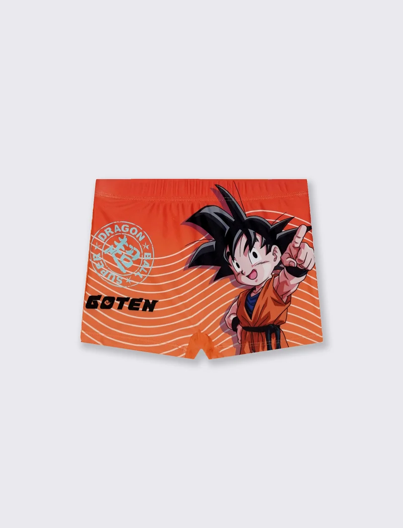 Costume boxer Goku Dragonball elastico - Arancio