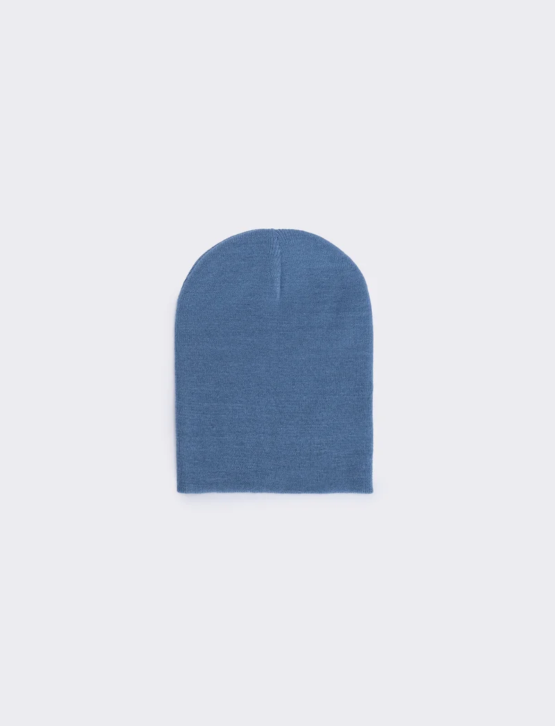 Cappello cuffia basic per uomo - Denim