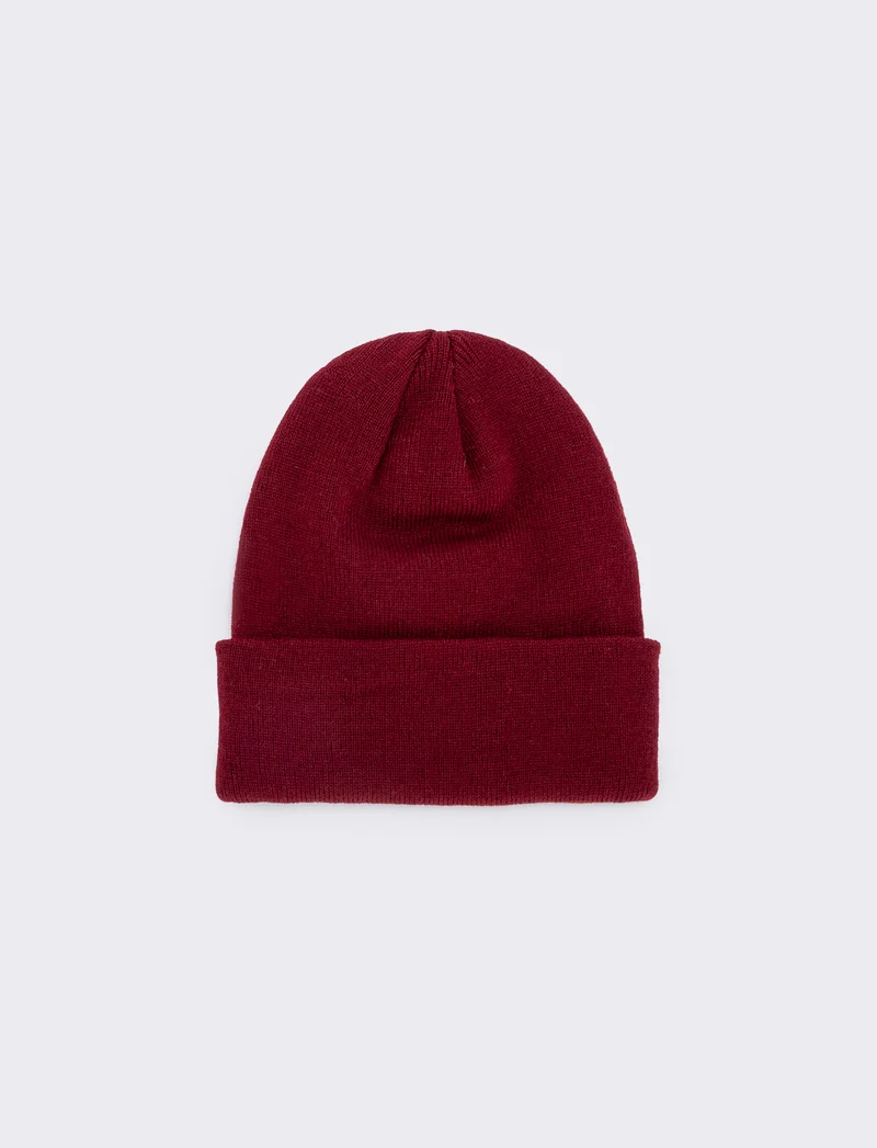 Cappello a coste basic per uomo - Bordeaux