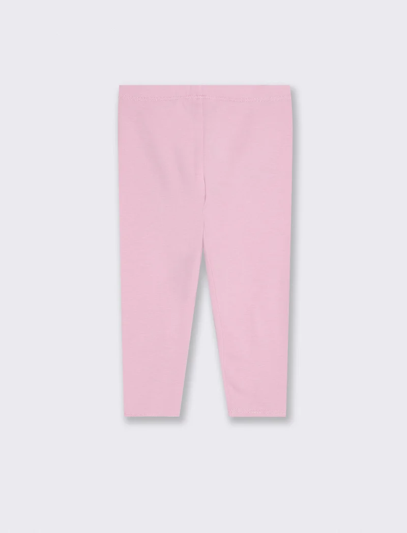 Leggings basici tinta unita versatili - Rosa polvere