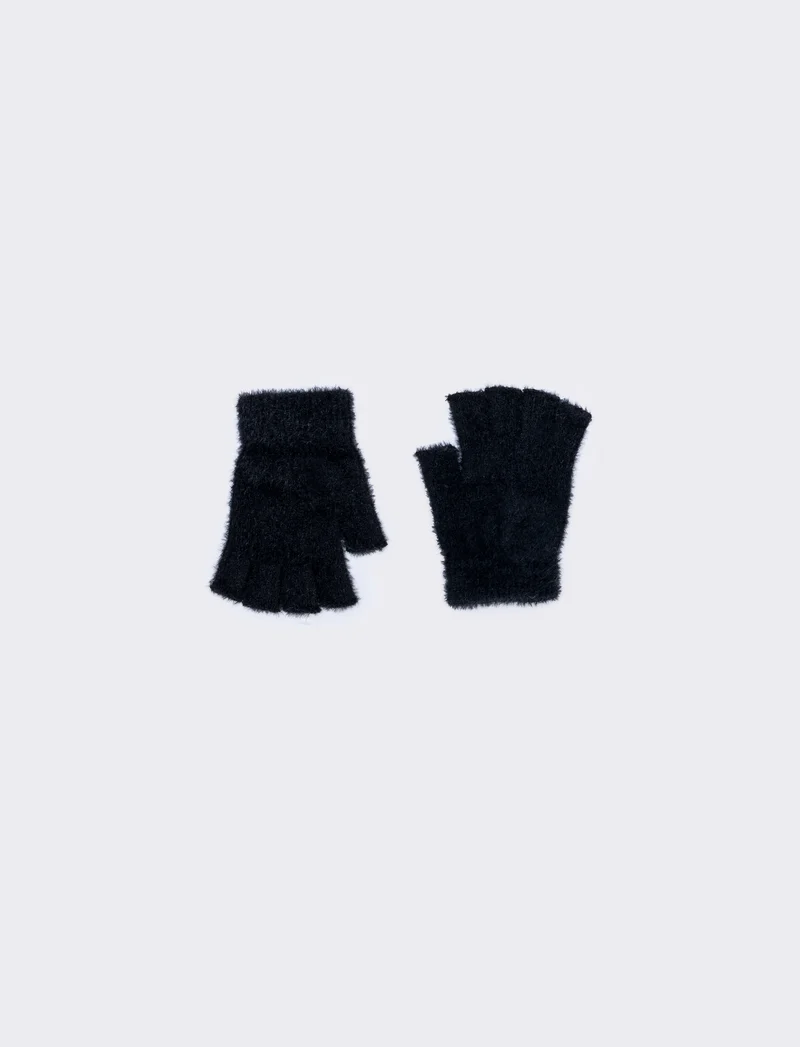Guanti senza dito eleganti - Nero
