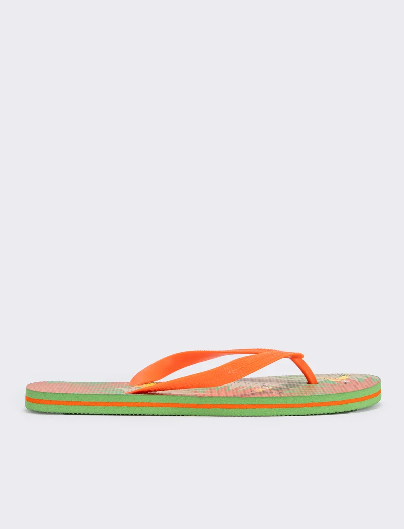 Infradito tropicali da uomo in pvc - Arancio