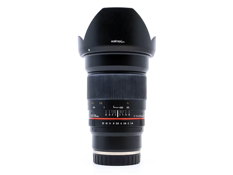 Walimex Pro 24mm f/1.4 ED AS UMC - Compatibile con Sony FE