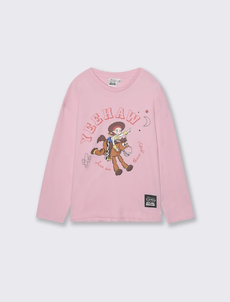 T-shirt manica lunga Jessie Toy Story - Rosa