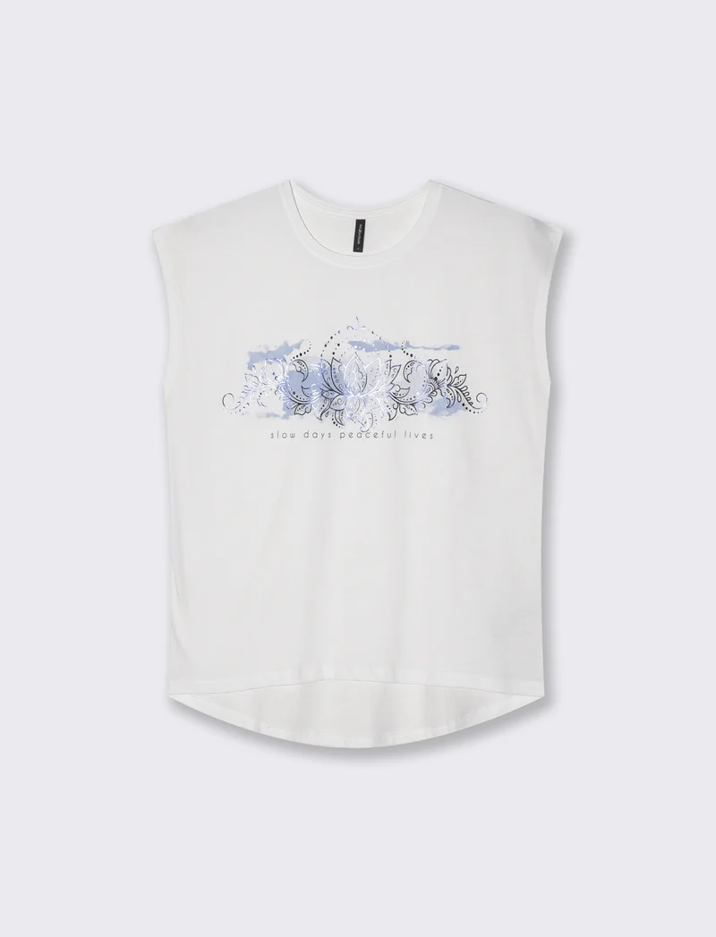 T-shirt manica a T con scollo paricollo - var 3