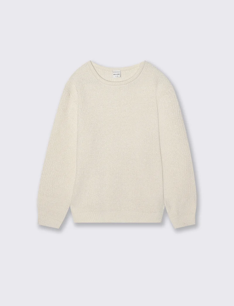 Maglioncino in maglia comodo e versatile - Beige