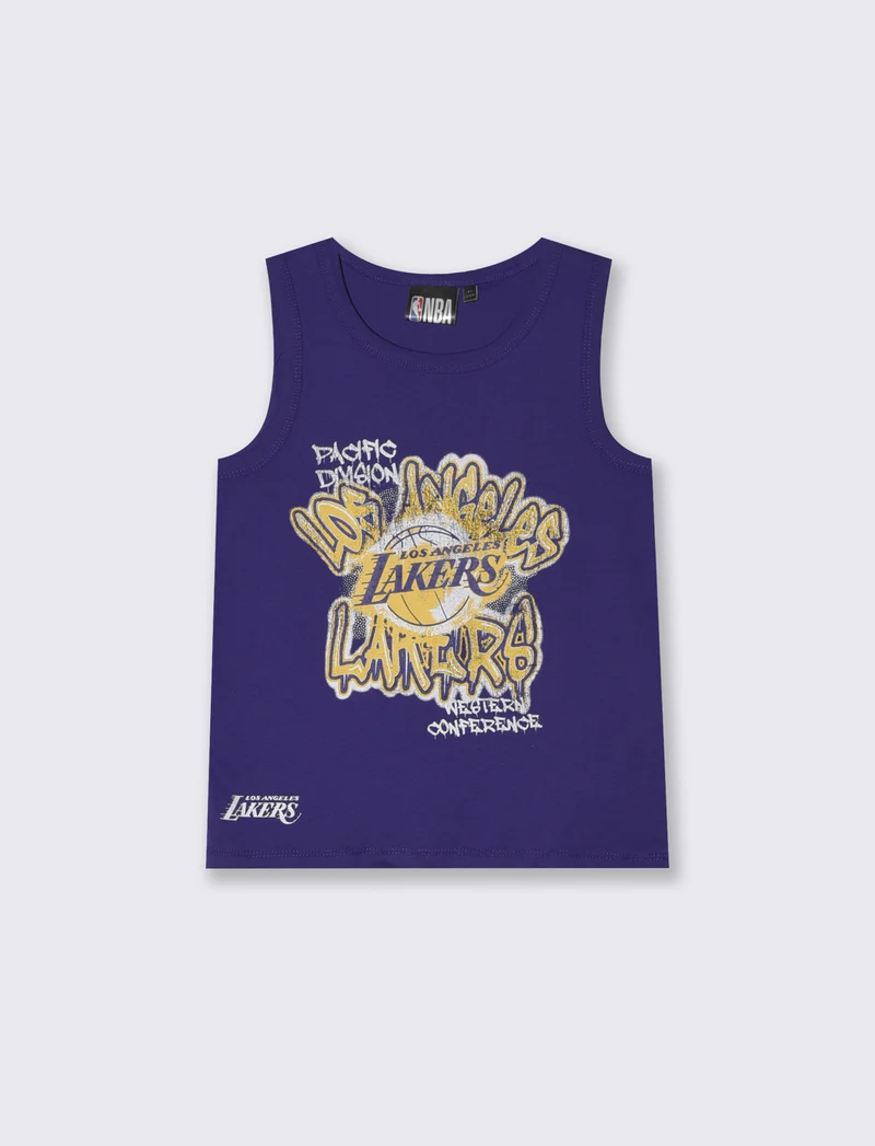 Canotta NBA in cotone trendy e versatile - Viola