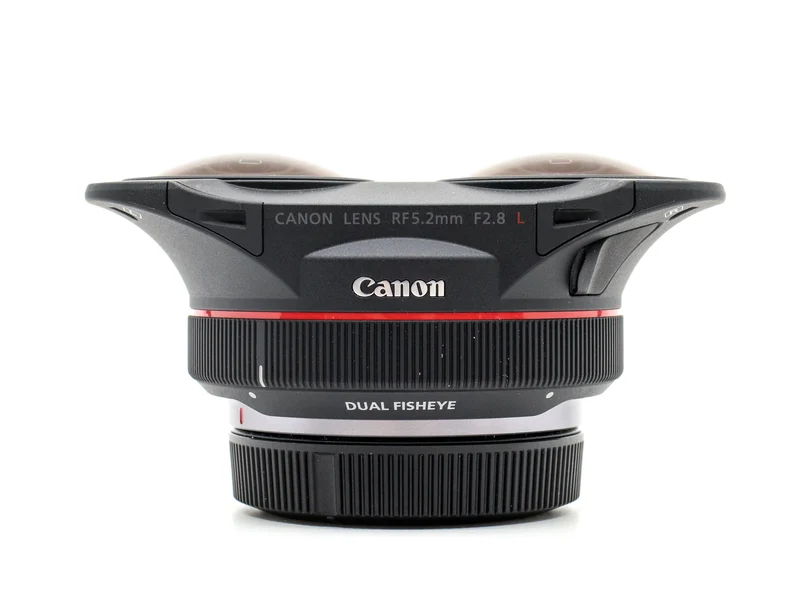 Obiettivo Canon RF 5,2 mm f/2,8 L Fisheye doppio