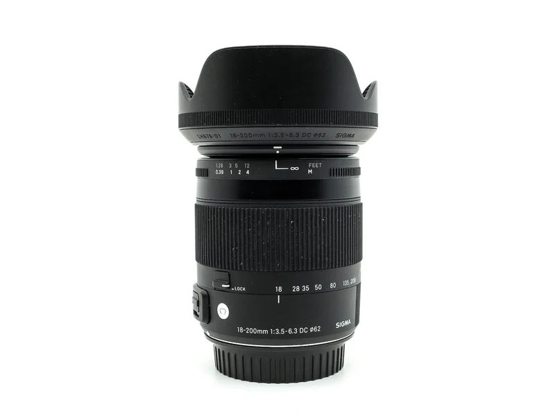Sigma 18-200mm f/3.5-6.3 DC Macro OS HSM Contemporary - Compatibile con Canon EF-S
