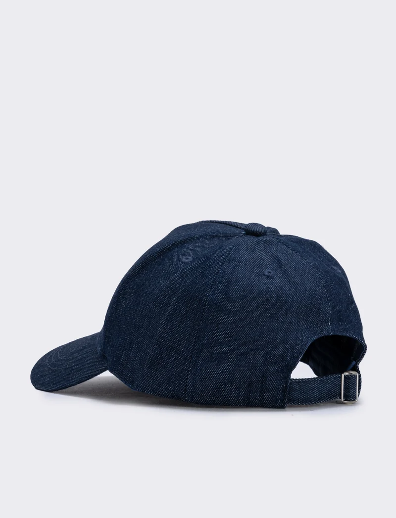 Cappello baseball denim con lettera 3D - Var 5