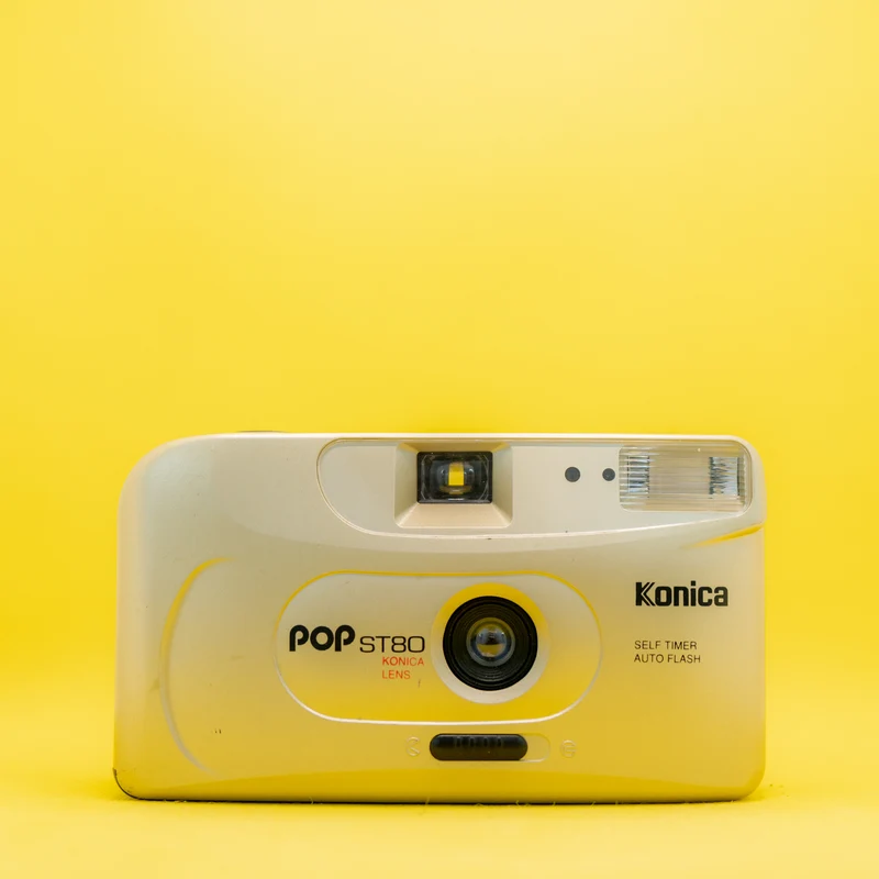 Konica POP ST80 - Fotocamera analogica compatta vintage da 35 mm