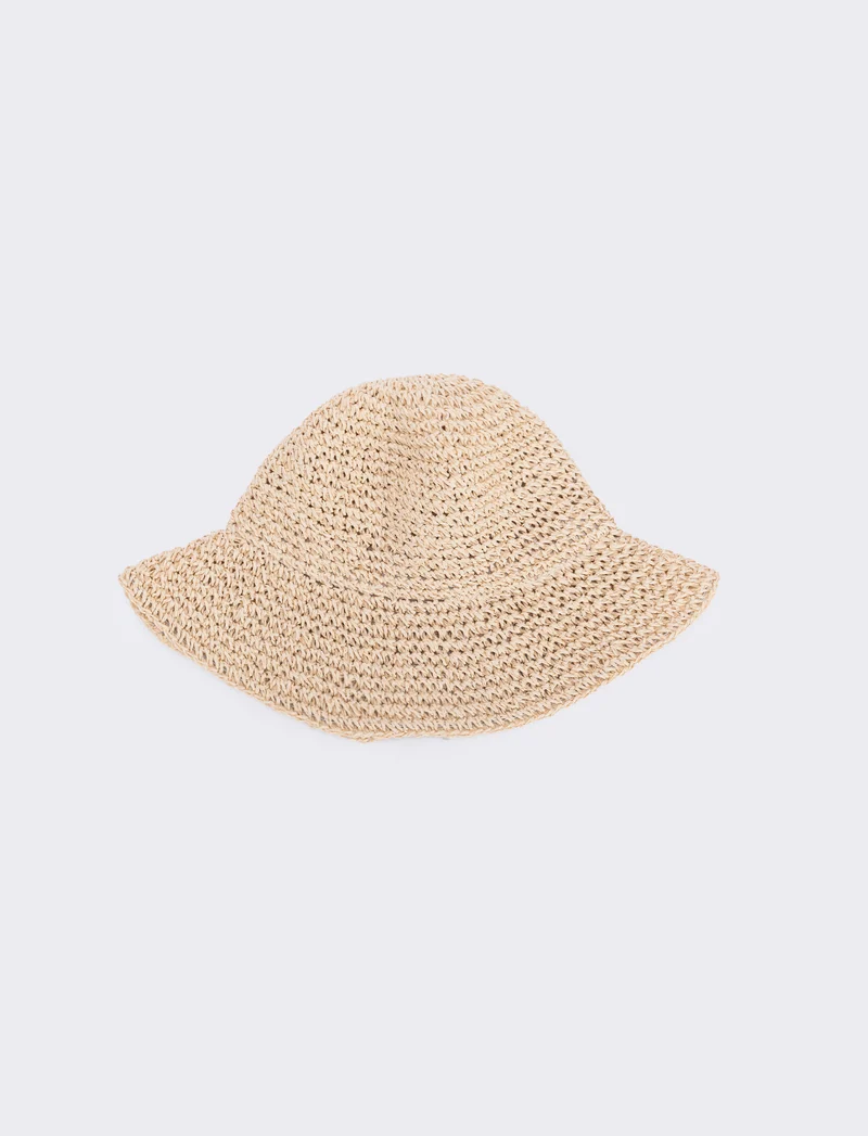 Cappello Pescatore in Paglia - Bianco natural