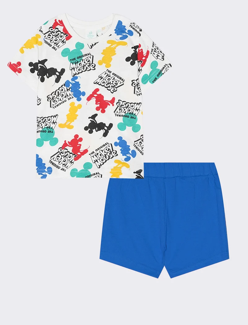 Maglietta Mickey Mouse e bermuda corti - Avion