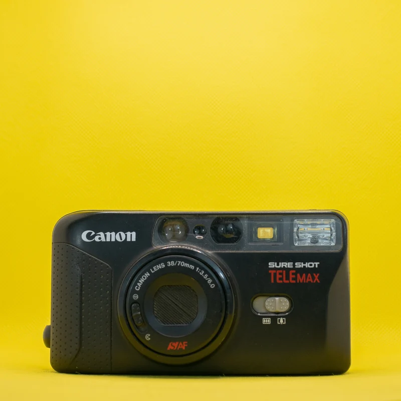 Canon SureShot Telemax - Fotocamera con pellicola zoom compatta da 35 mm