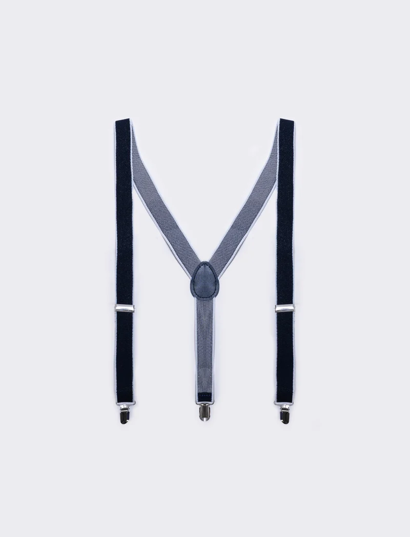 Bretelle eleganti per uomo - Blu