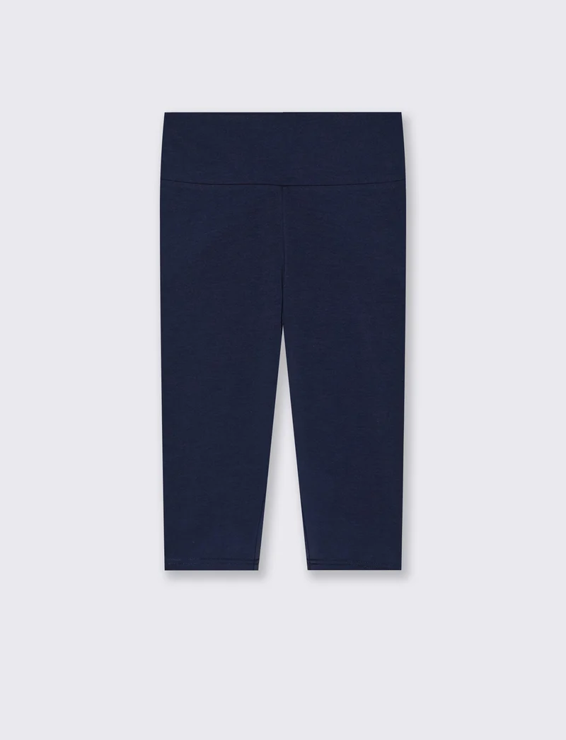 Leggings Vita Alta Pinocchietto - Blu