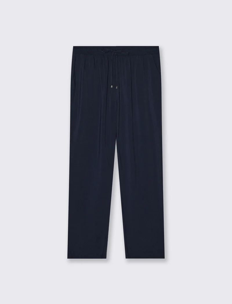 Pantalone con Coulisse ed Elastico - Blu