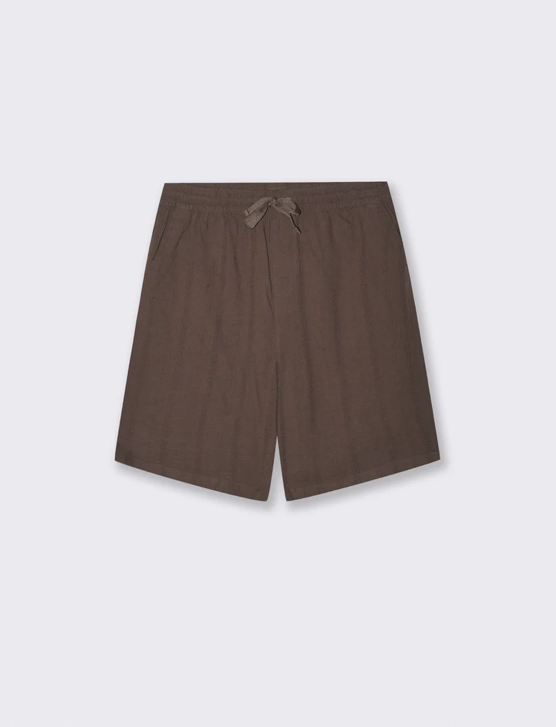 Bermuda Jogger Regular Fit in Jacquard - Moro