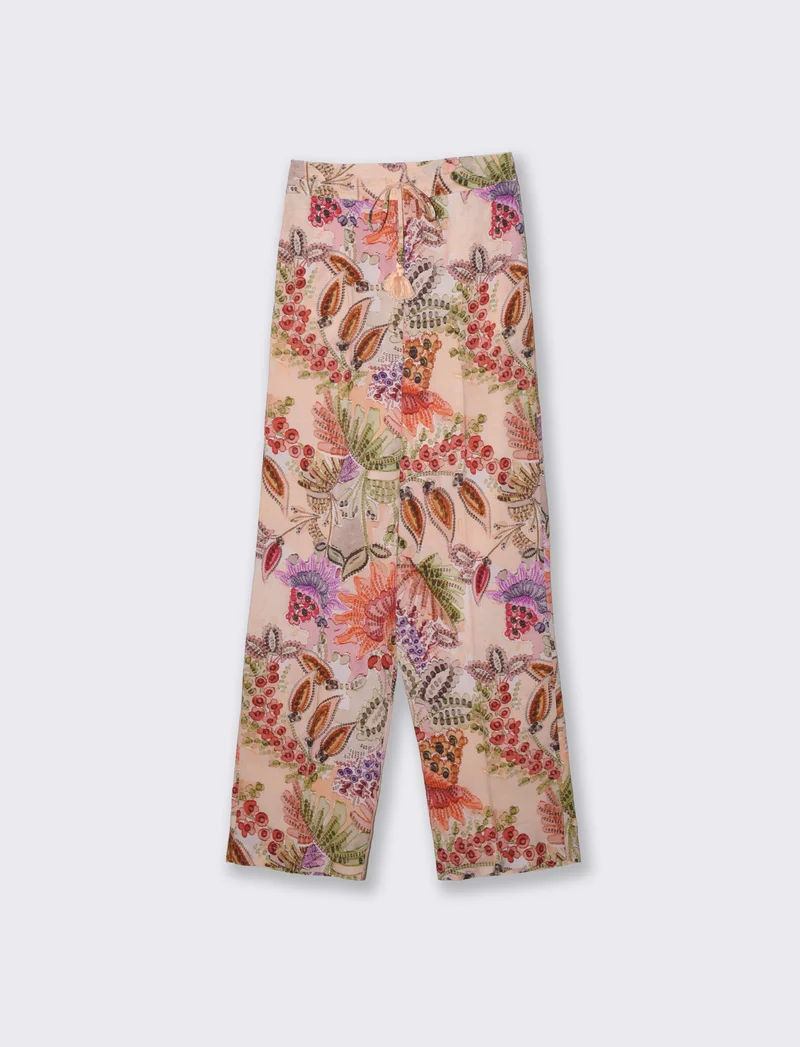 Pantaloni elasticizzati con coulisse vita - var 1