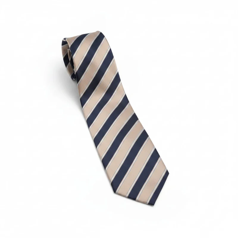 Cravatta fantasia 8cm per uomo elegante - Beige