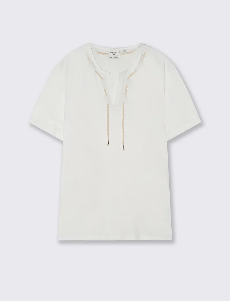T-shirt Derby con Coulisse Nautica - Bianco
