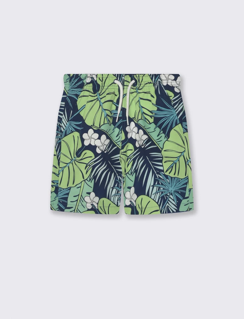 Costume pantaloncino stampato estivo - Verde