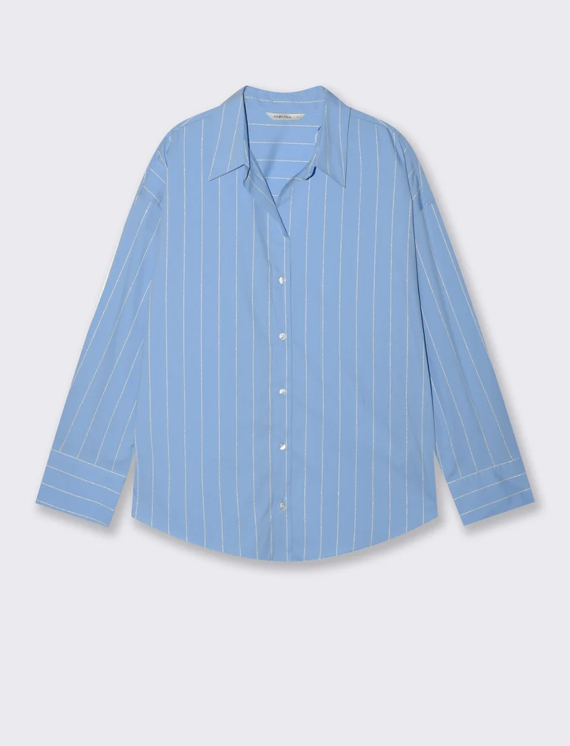 Camicia Oversize in Tessuto Leggero - var 2