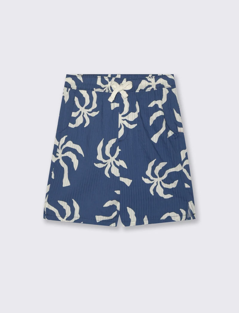 Bermuda in cotone stampato e versatile - Righe