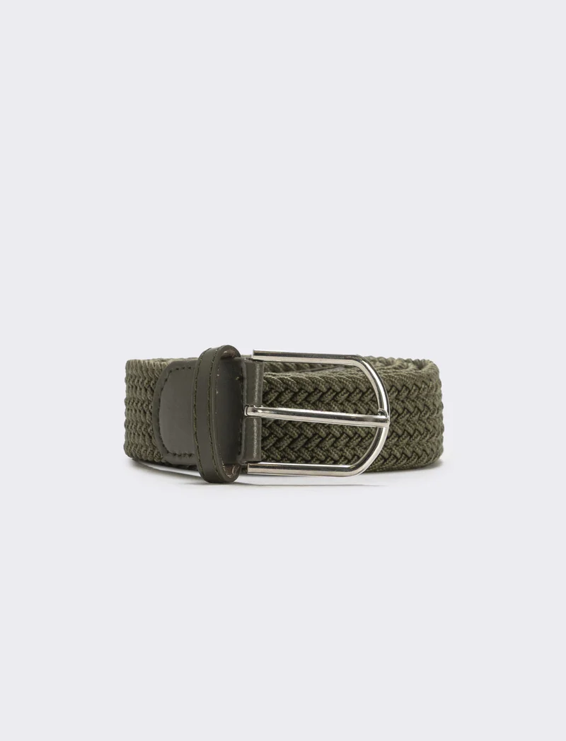 Cintura elastica intrecciata uomo - Ve.milit.