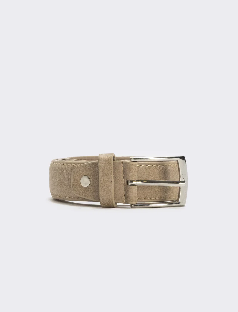 Cintura basic per bambini - Beige
