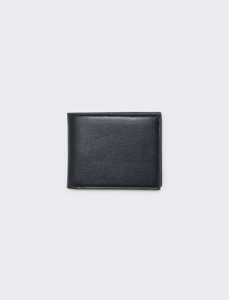 Portafoglio saffiano elegante e pratico - Blu