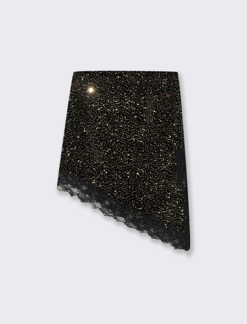Gonna in paillettes - Oro