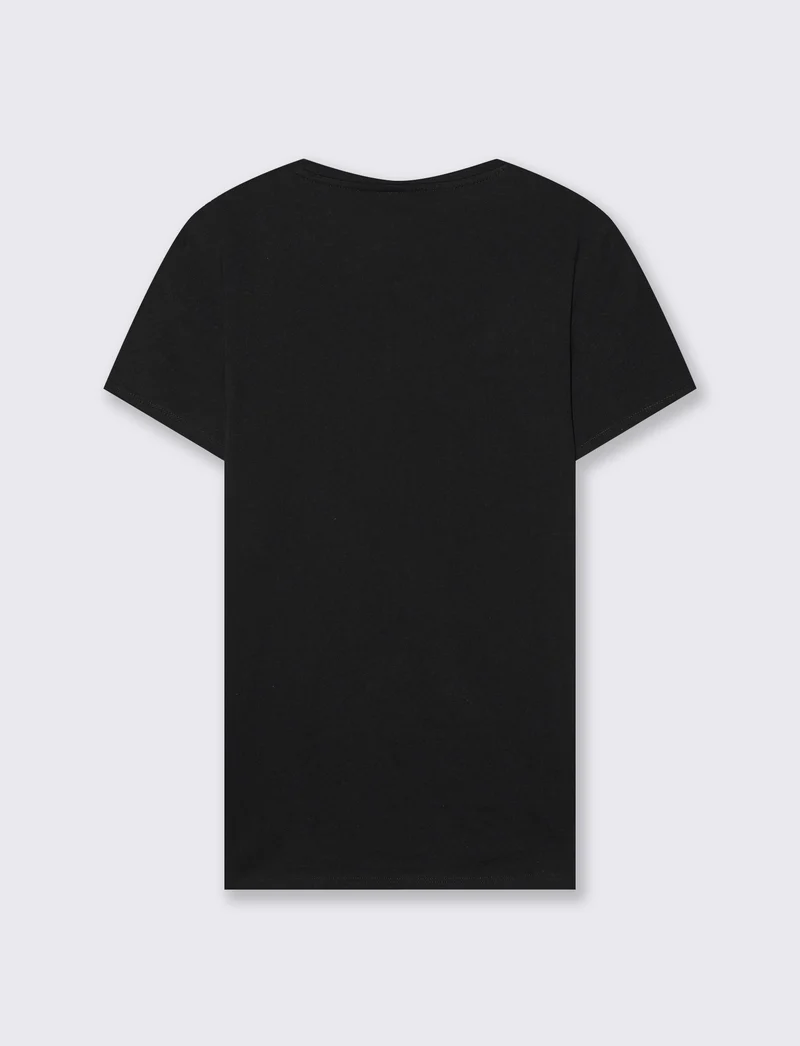T-Shirt in Cotone con Stampa Frontale - var 2