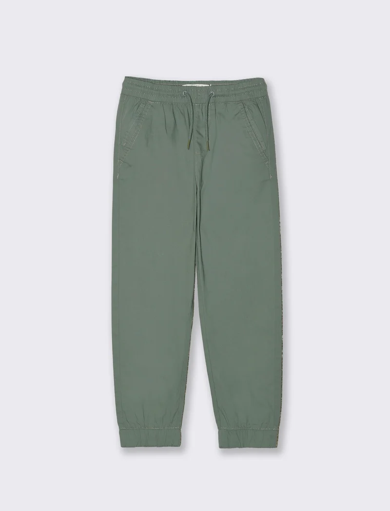 Pantaloni Jogger in Cotone Confortevoli - Verde salvia