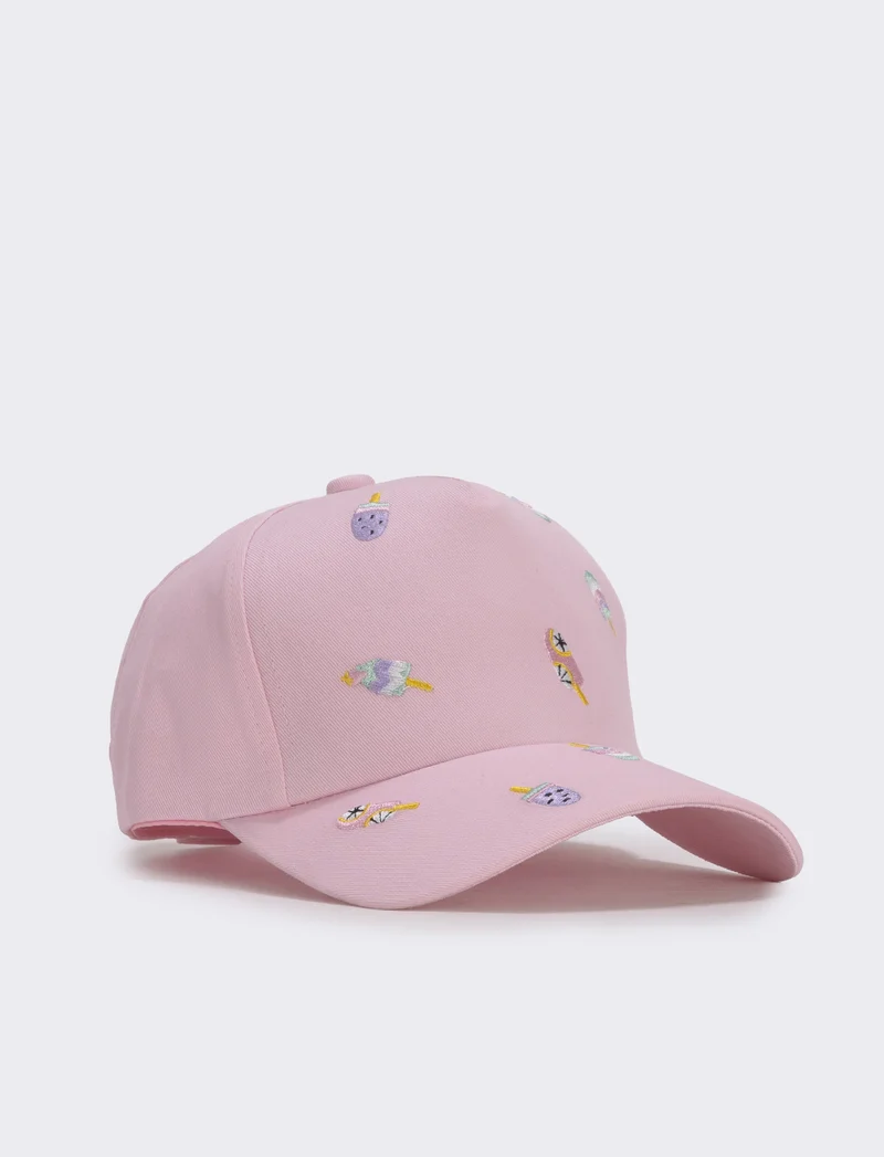 Baseball e gelatini ricamati insieme - Rosa