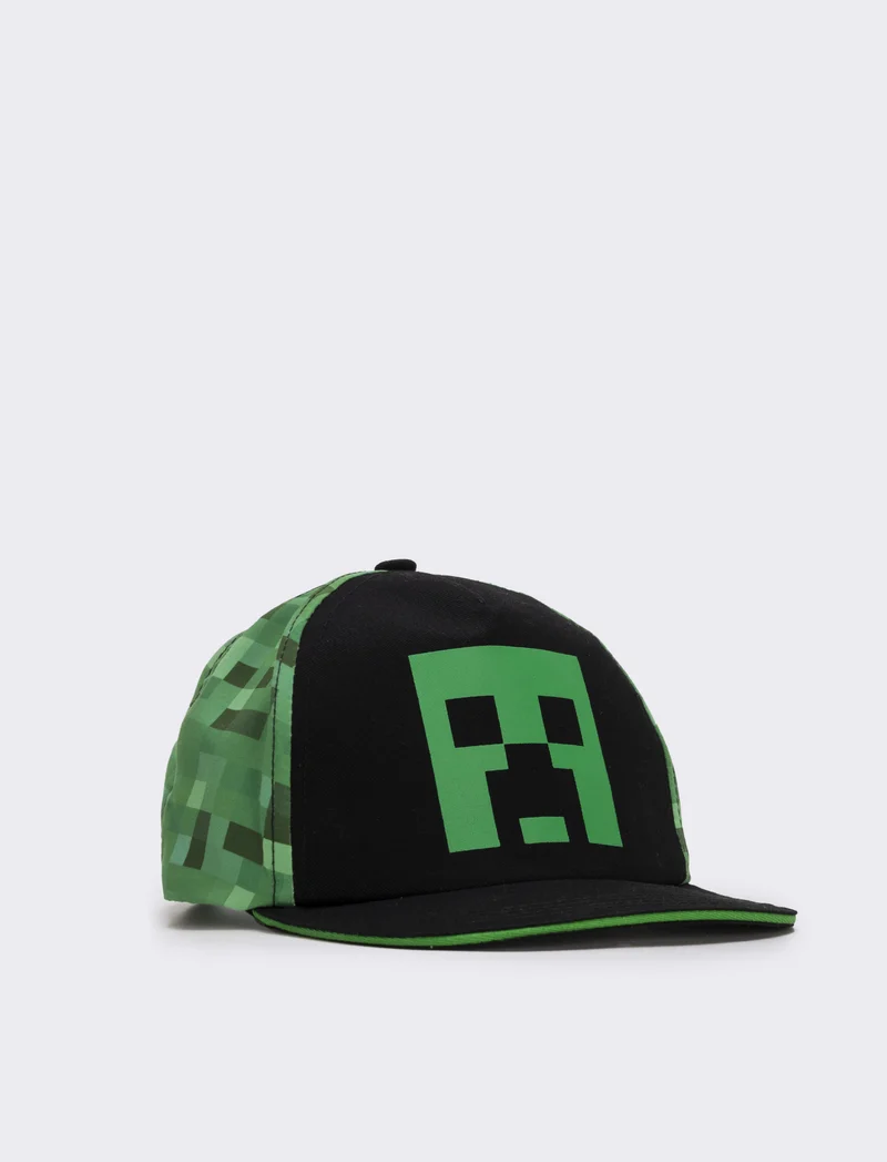 Cappello baseball Minecraft per bambini - Nero