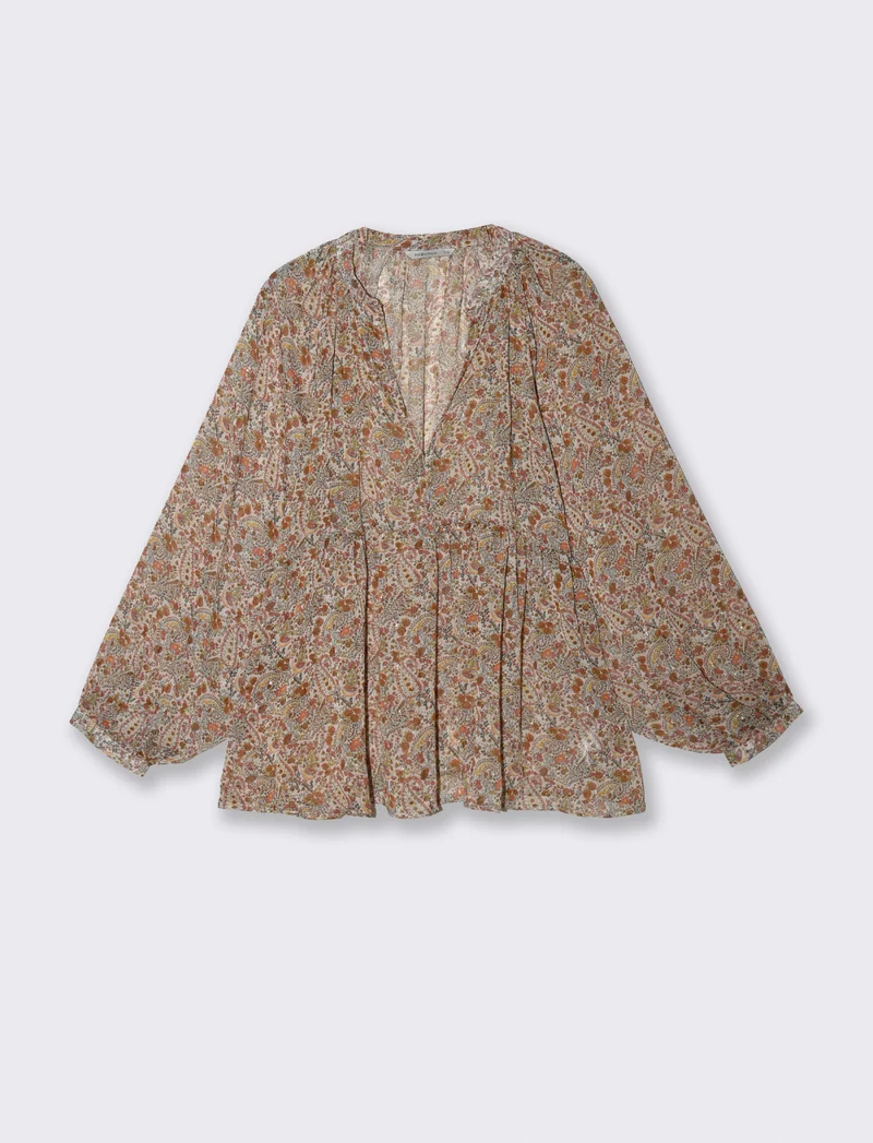 Blusa Manica Lunga Scollo a V - var 2