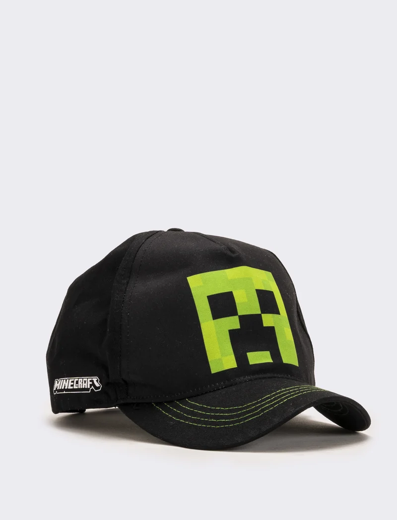 Cappello baseball bambino minecraft - Nero