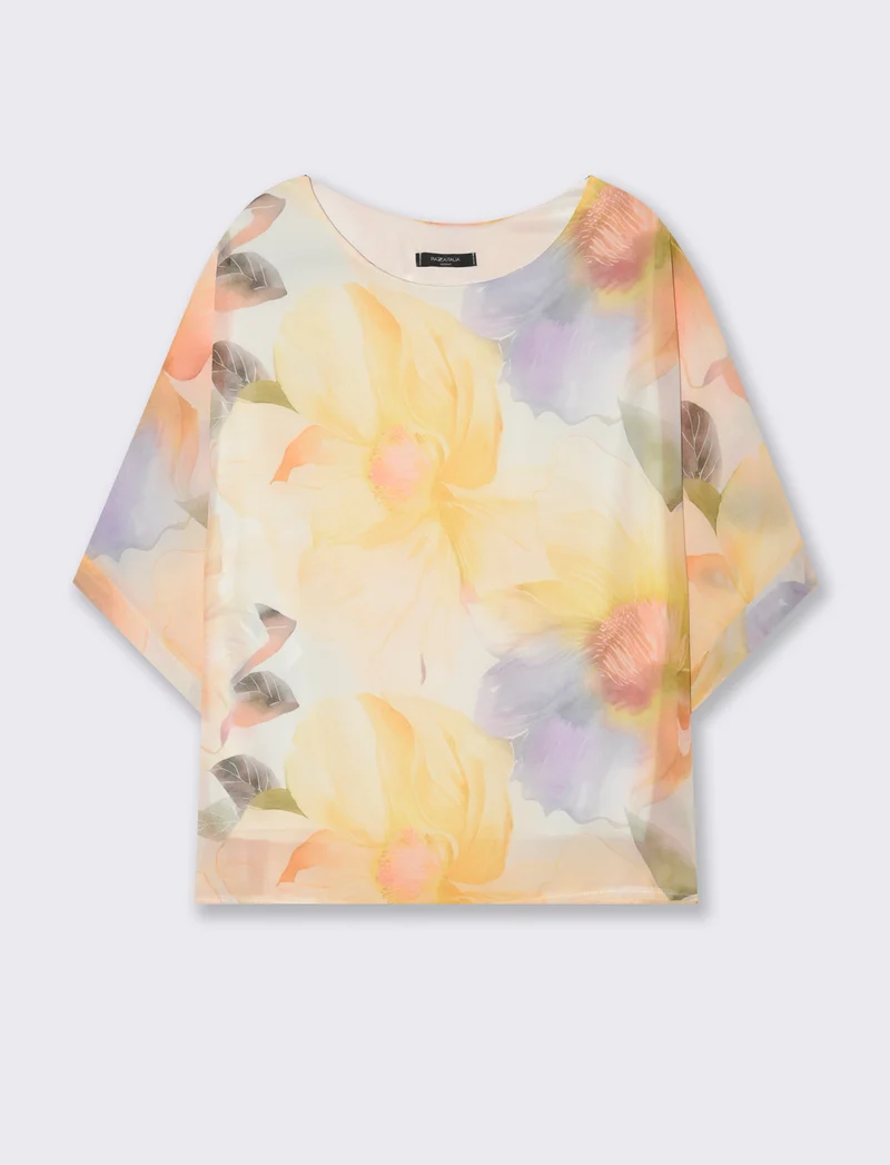 Casacca stampata da donna - Giallo