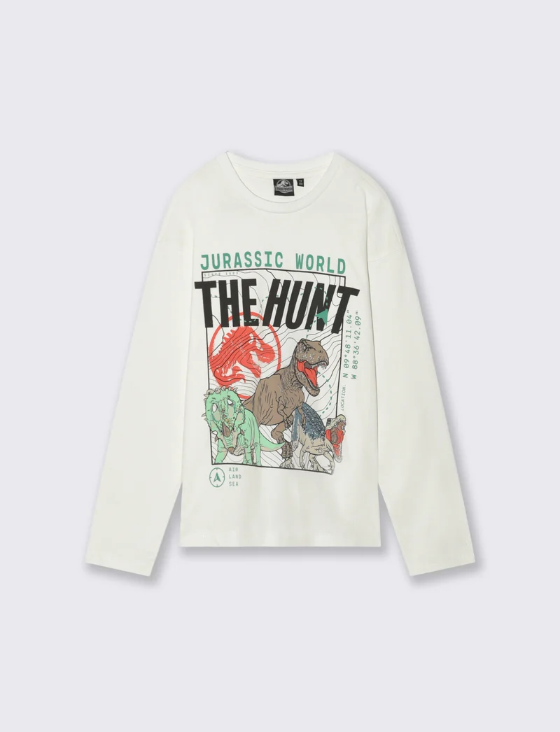 T-SHIRT MANICA LUNGA MARVEL - Bianco