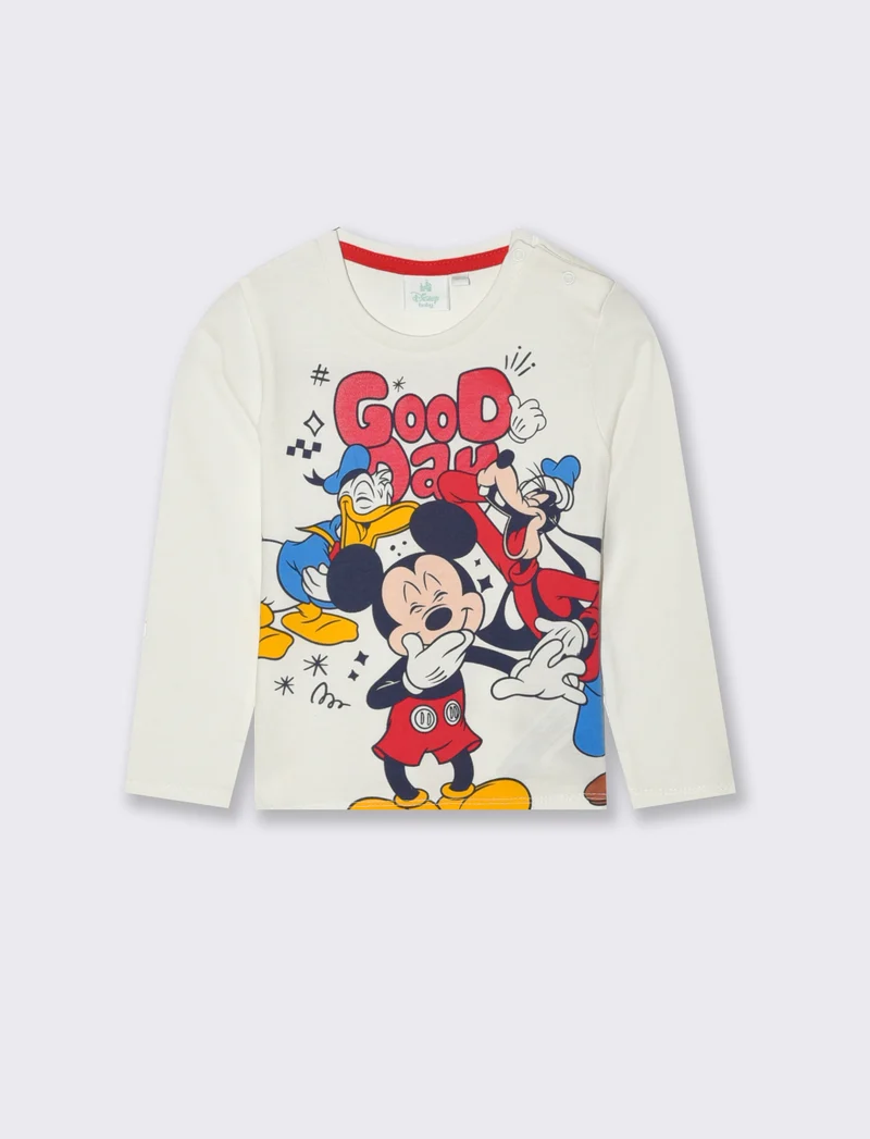 Maglietta Mickey Mouse & friends - Bianco latte