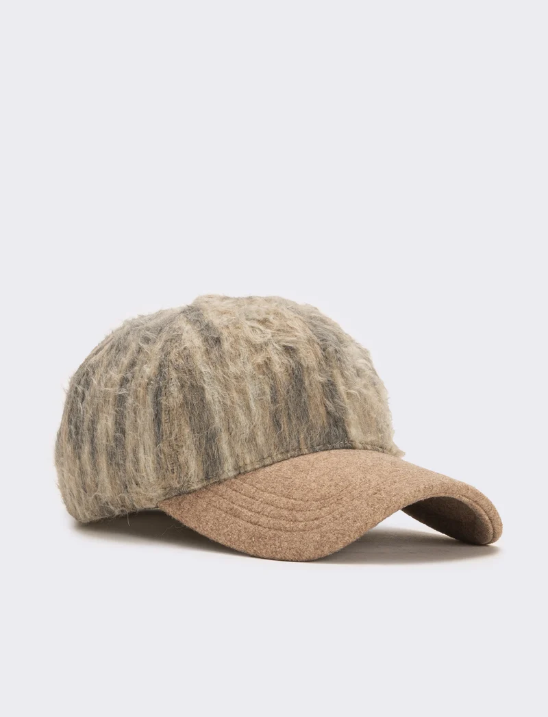 Cappello baseball mimetico uomo - Grigio