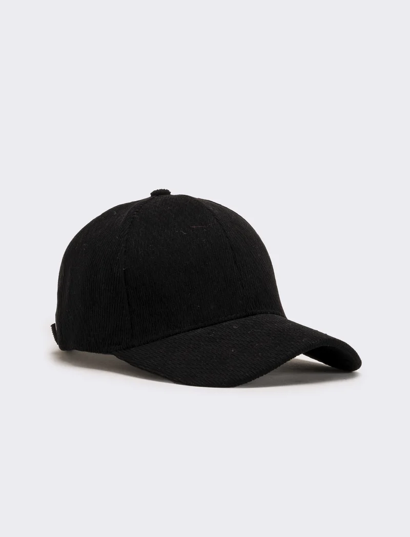 Baseball uomo in velluto a costine sottile - Nero