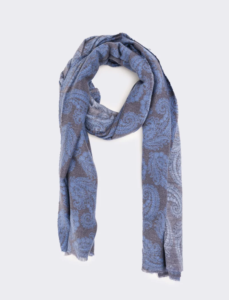 Foulard paisley donna - Denim