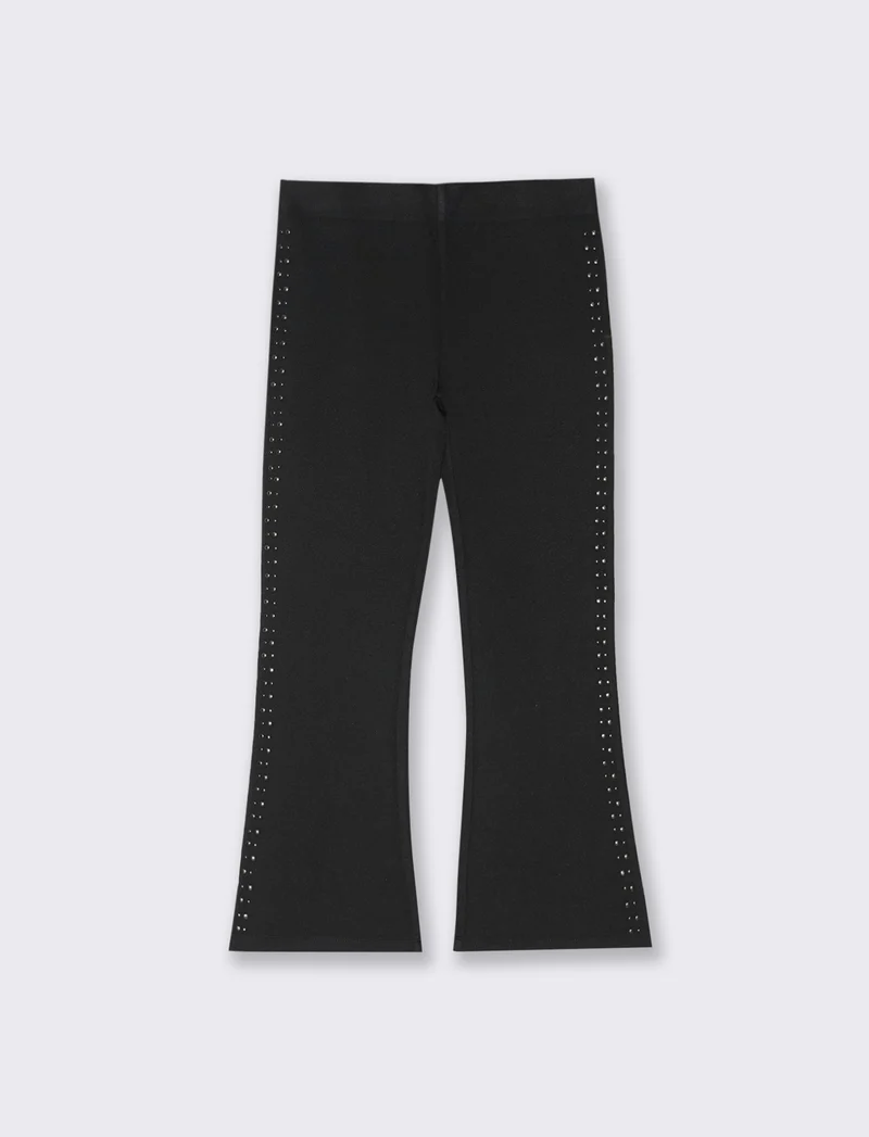 Leggings borchie - Nero