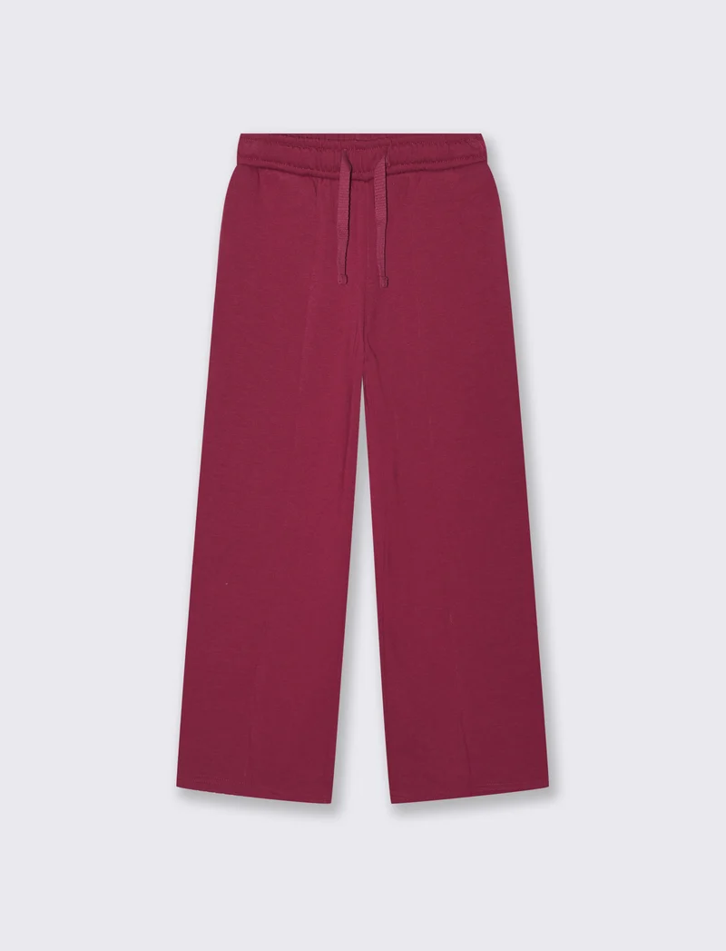 Jogger garzato - Rosso amarena